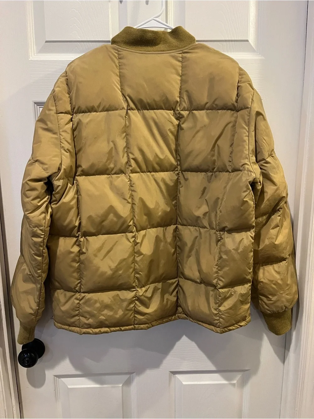 Cabela's Vintage Tan Goose Down Puffer Jacket 1980’s early 1990’s